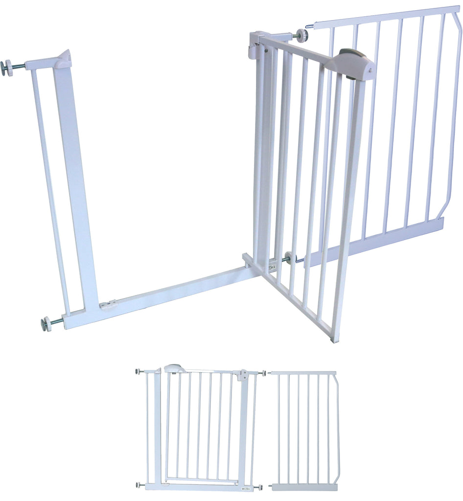 20 cm EXTENSION For iSafe DeLuxe Stair Gate 90° STOP OPEN - Baby Travel UK
 - 12