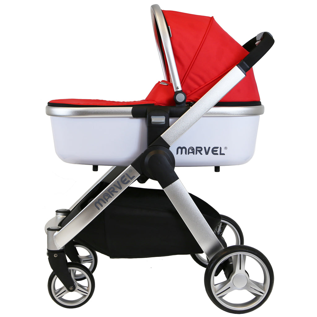 Marvel Carrycot - Red Pearl - Baby Travel UK
 - 4