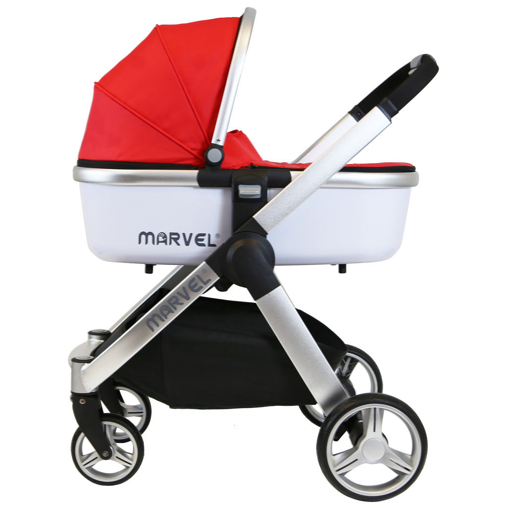 Marvel Carrycot - Red Pearl - Baby Travel UK
 - 5