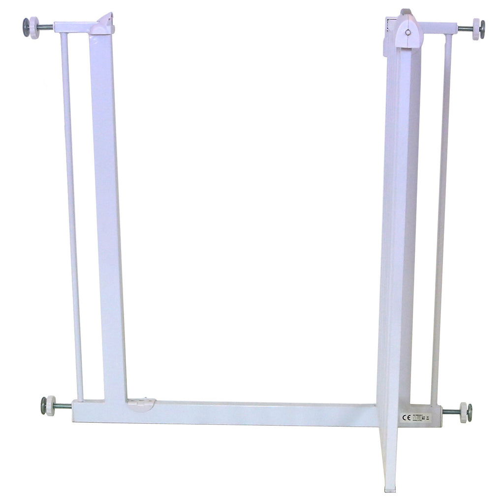 iSafe DeLuxe Stair Gate 90° STOP OPEN & Auto-Close StairGate - White 75-85 cm - Baby Travel UK
 - 4