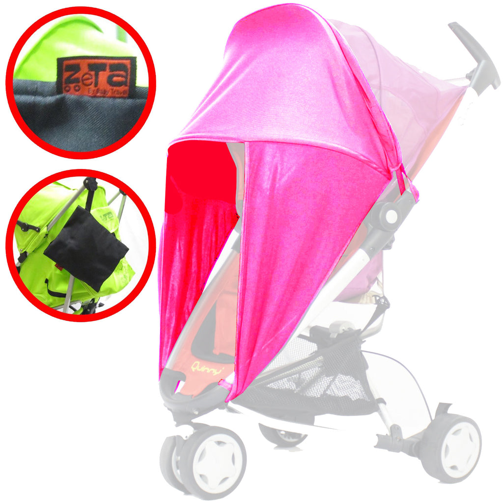 SUNNY SAIL Shade for SILVER CROSS 3D PRAMETTE Stroller shade parasol substitute - Baby Travel UK
 - 9