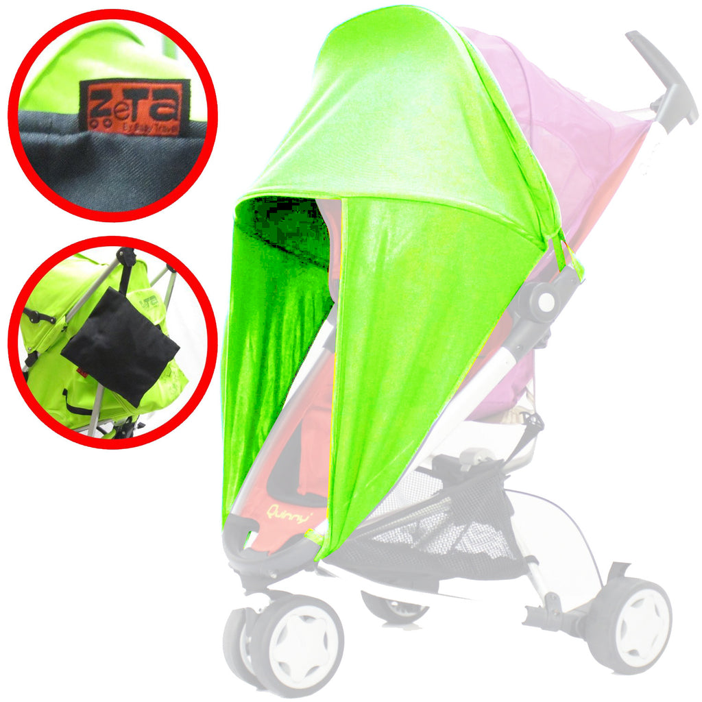 iSafe™ Sunny Sail Stroller Shade Fits Cosatto Memo Cabi Budi 50 Upf - Baby Travel UK
 - 3