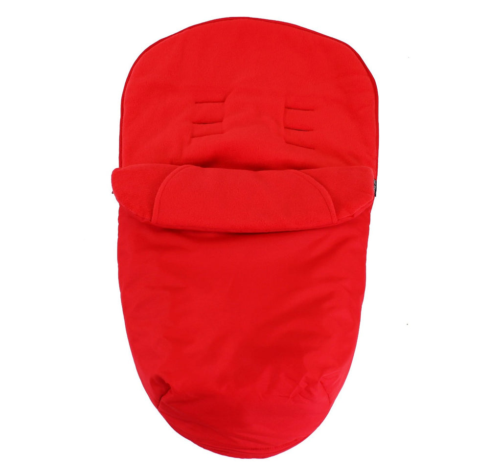 Deluxe 2 In 1 Footmuff For Quinny Zapp -  Red - Baby Travel UK
 - 3