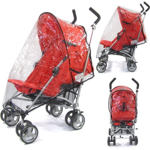 Raincover Throw Over For Chicco Liteway Stroller Buggy Rain Cover - Baby Travel UK
 - 4