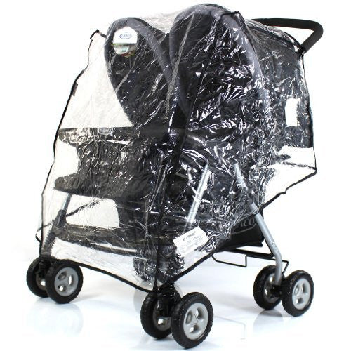 Rain cover To Fit With Mamas & Papas Twin Pulse , Beat Twin - Baby Travel UK
 - 3