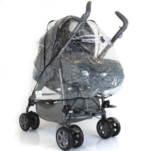 Universal Raincover For Silver Cross 3D Pushchair Ventilated Top Quality NEW - Baby Travel UK
 - 3