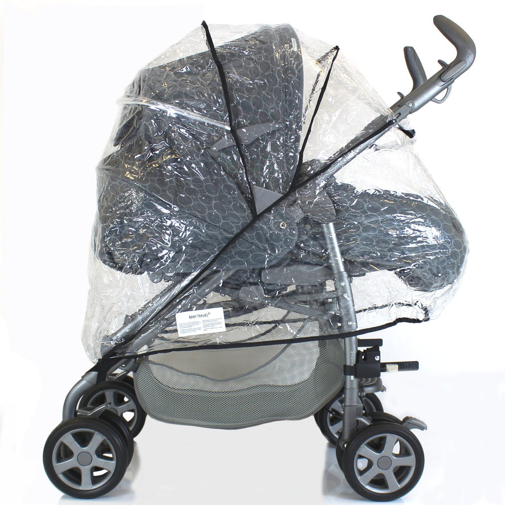Universal Raincover For Silver Cross 3D Pushchair Ventilated Top Quality NEW - Baby Travel UK
 - 2