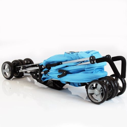 Passeggino Buggy Ultraleggero Zeta Vooom Blu + Parapioggia Inclusivo - Baby Travel UK
 - 6