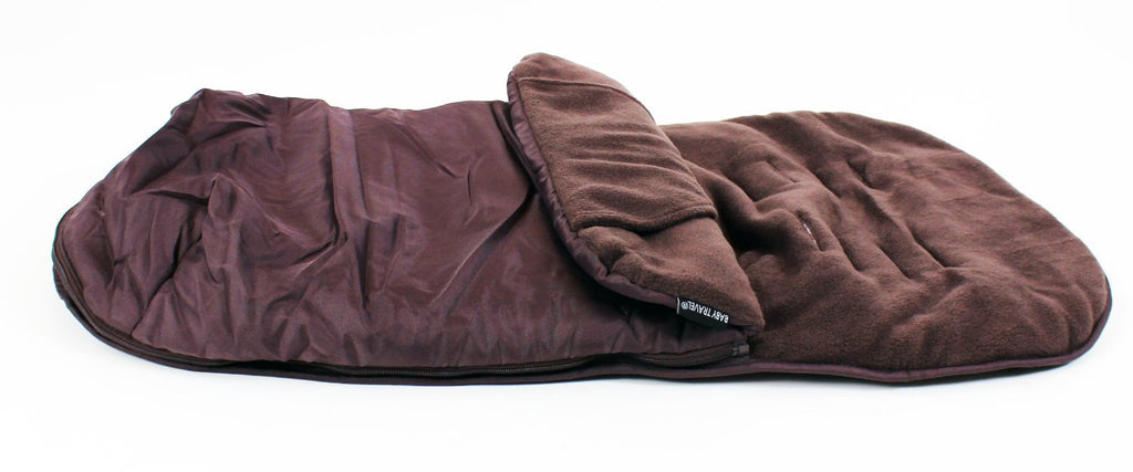 Deluxe 2 In 1 Footmuff - Zeta Lite Brown - Baby Travel UK
 - 3