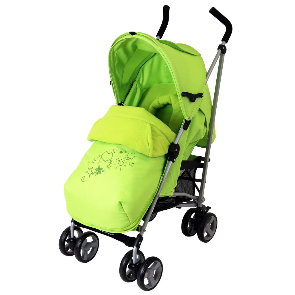 New Baby Stroller Pushchair Buggy With Footmuff Headhugger - Baby Travel UK
 - 2