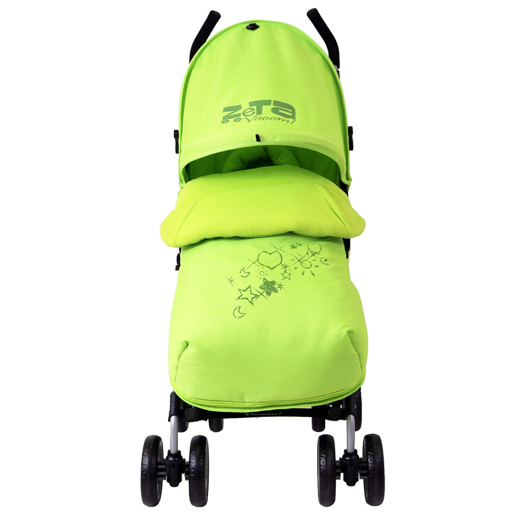 New Baby Stroller Pushchair Buggy With Footmuff Headhugger - Baby Travel UK
 - 3