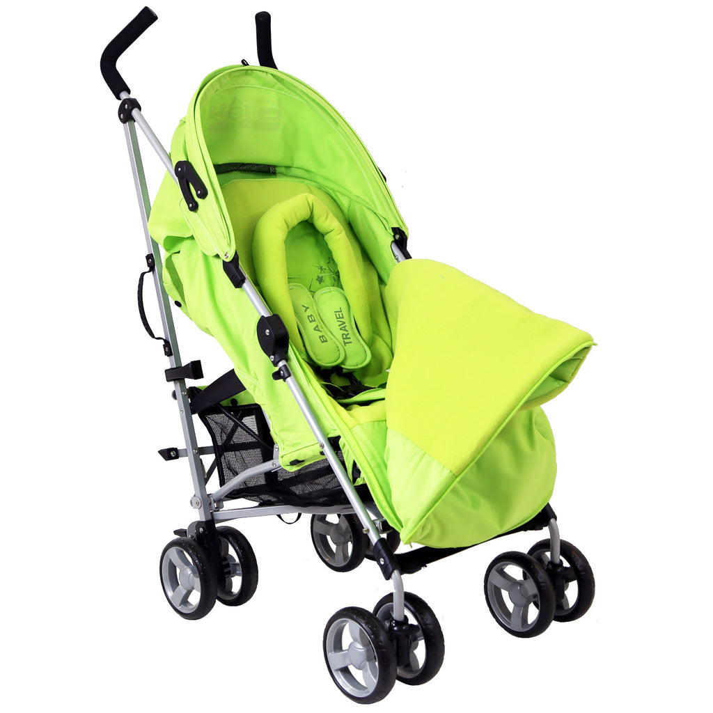 New Baby Stroller Pushchair Buggy With Footmuff Headhugger - Baby Travel UK
 - 4