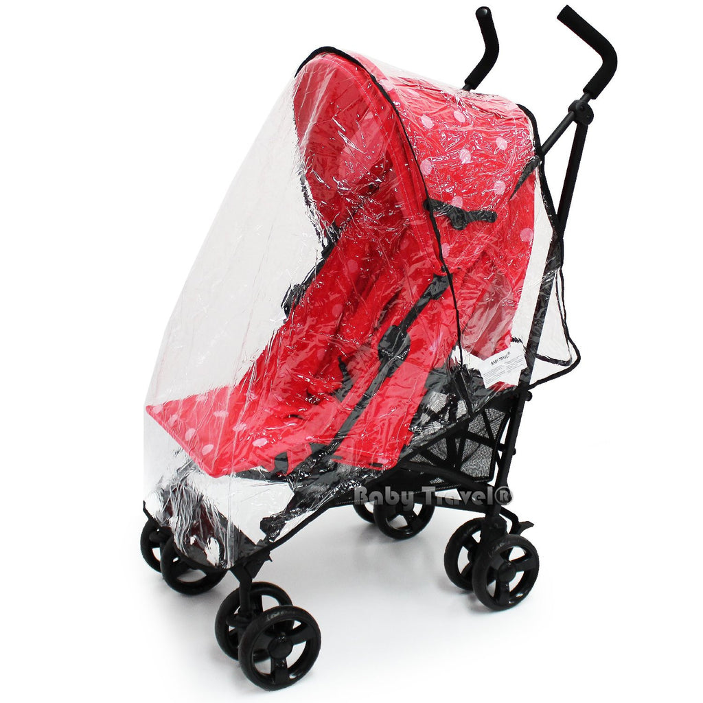 Raincover Throw Over For Zeta Vooom Stroller Buggy Rain Cover - Baby Travel UK
 - 2