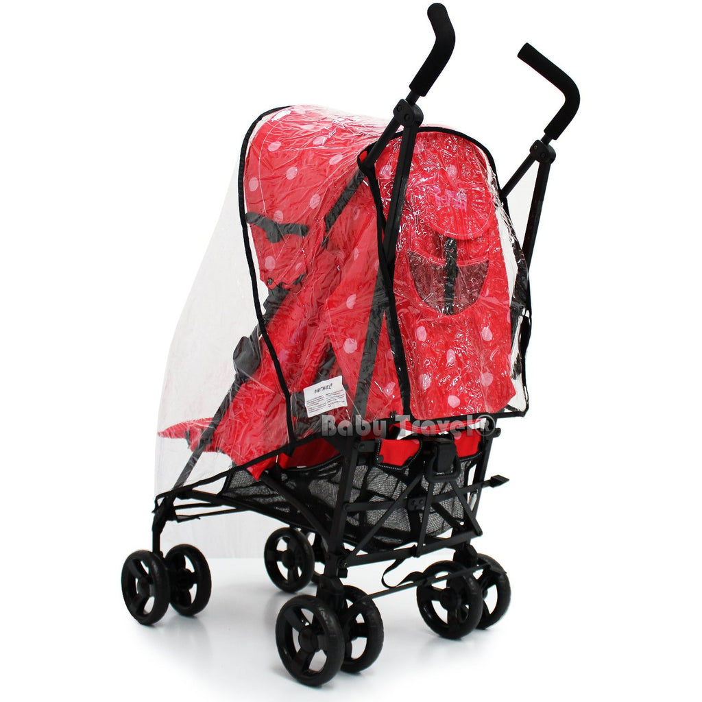 Raincover Throw Over For Zeta Vooom Stroller Buggy Rain Cover - Baby Travel UK
 - 4