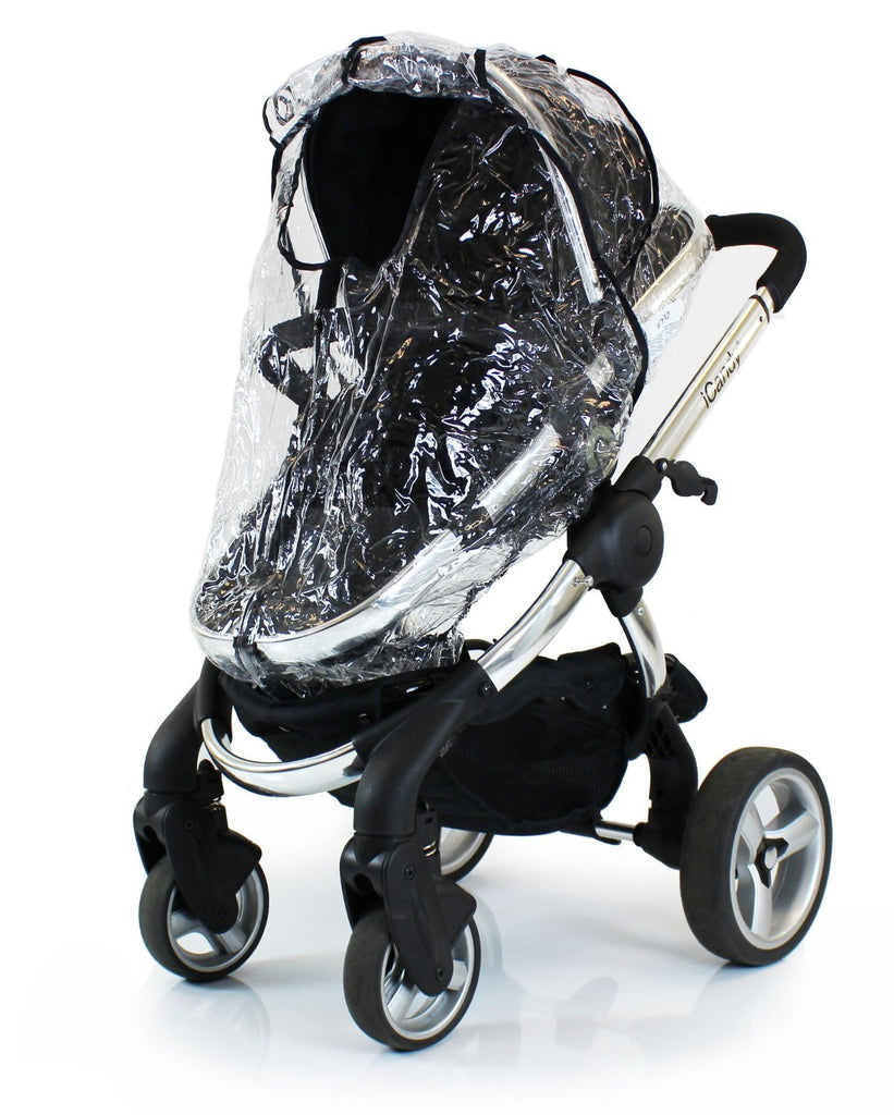 Rain Cover For Obaby Zezu Stroller & Carrycot Raincover All In One Zipped - Baby Travel UK
 - 3